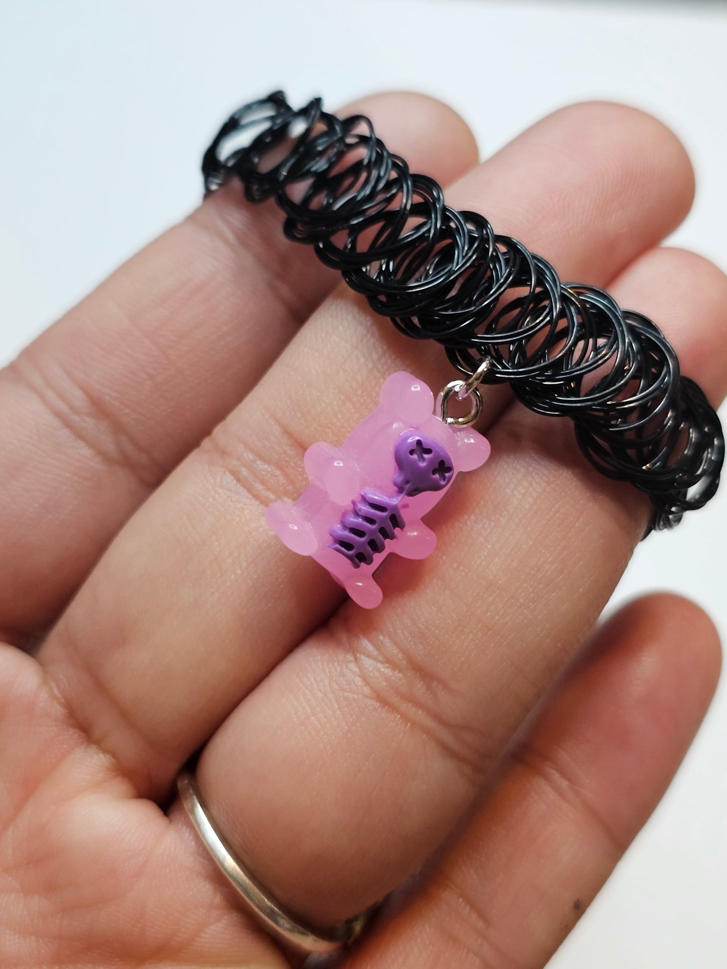 Skeleton Gumny Bear Choker