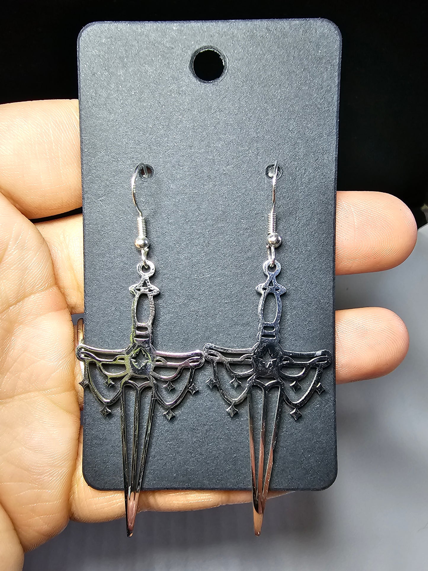 Sword Earrings