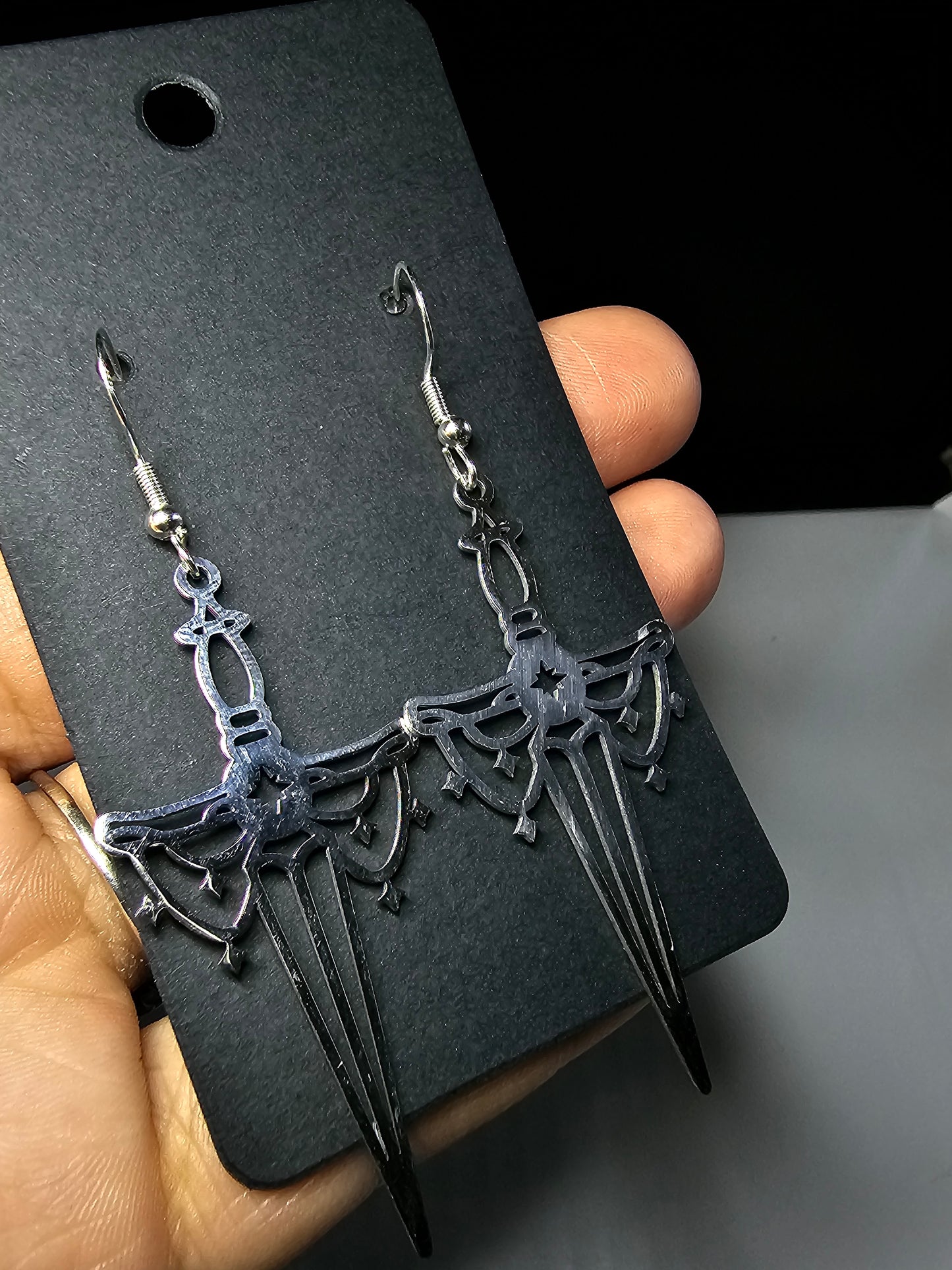 Sword Earrings