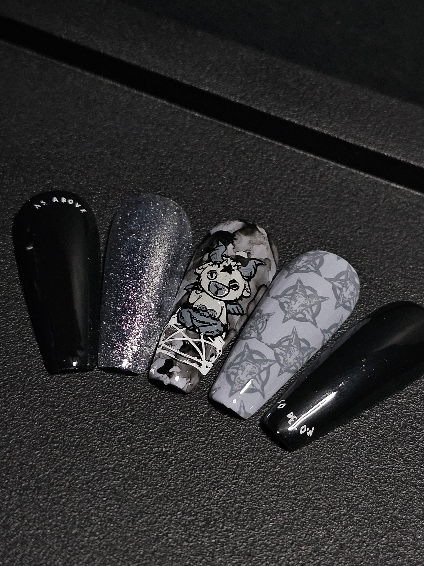 As above, so below: Press on Nails