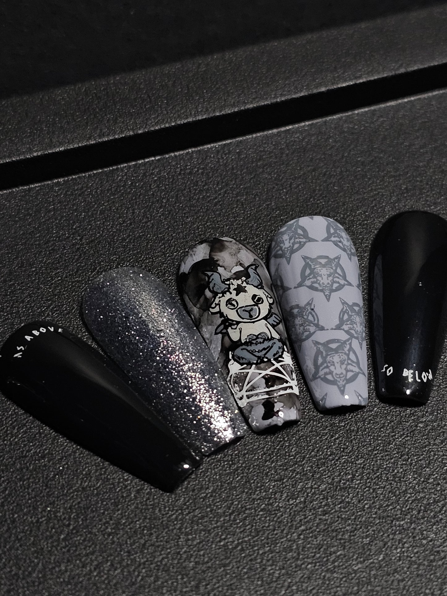 As above, so below: Press on Nails