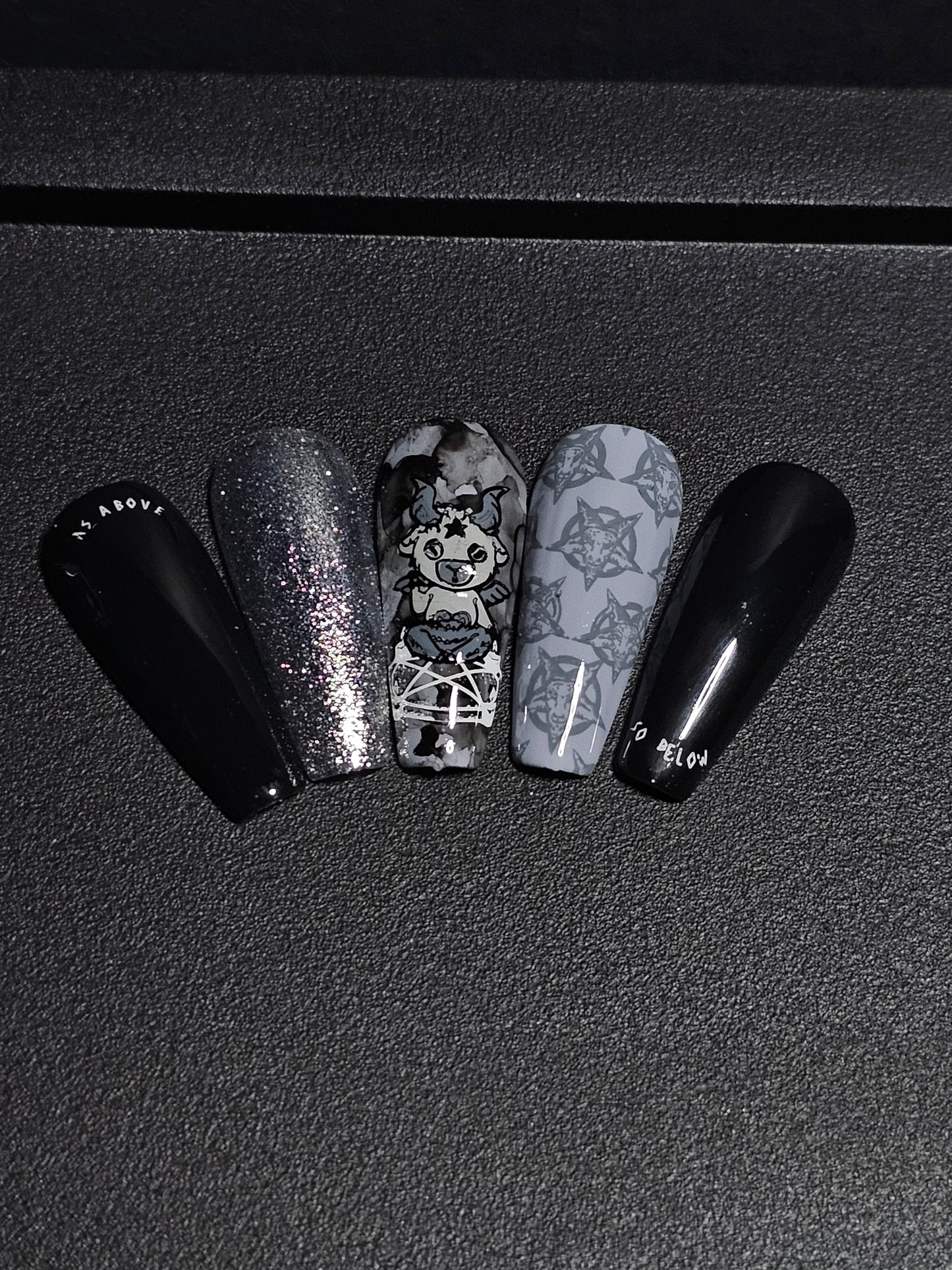 As above, so below: Press on Nails