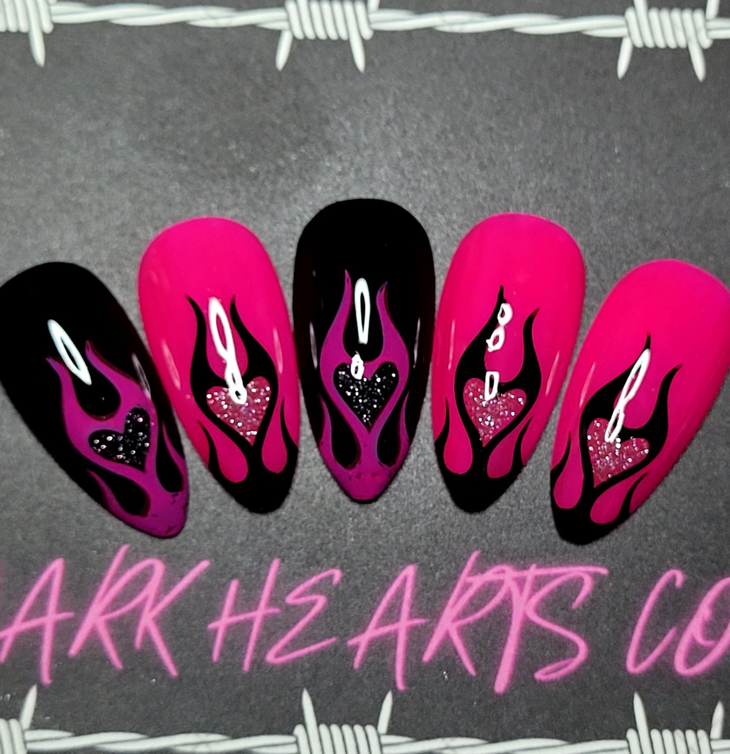 Burnin Love: Press on Nails
