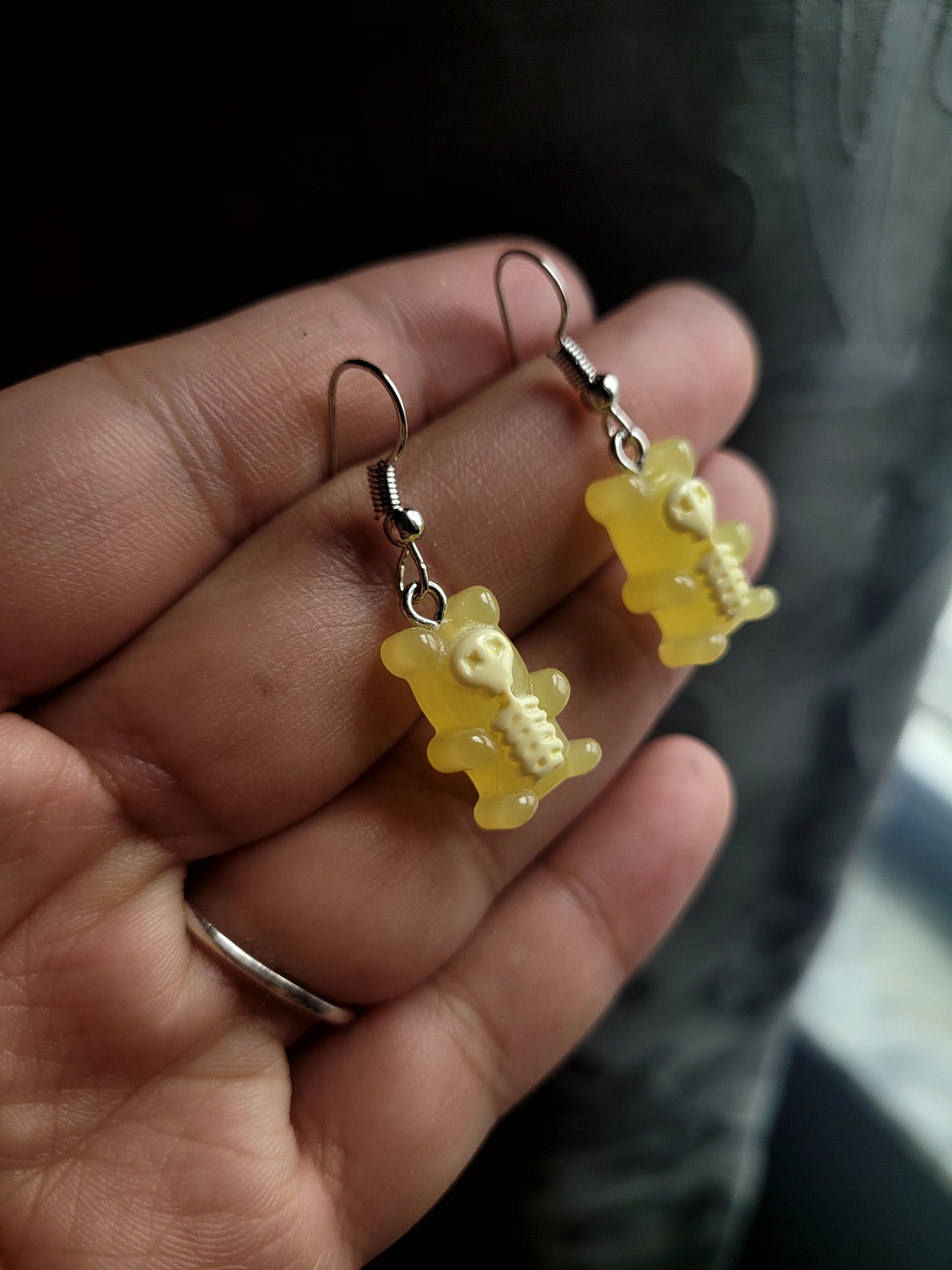 Skeleton Gummy Bear Earrings