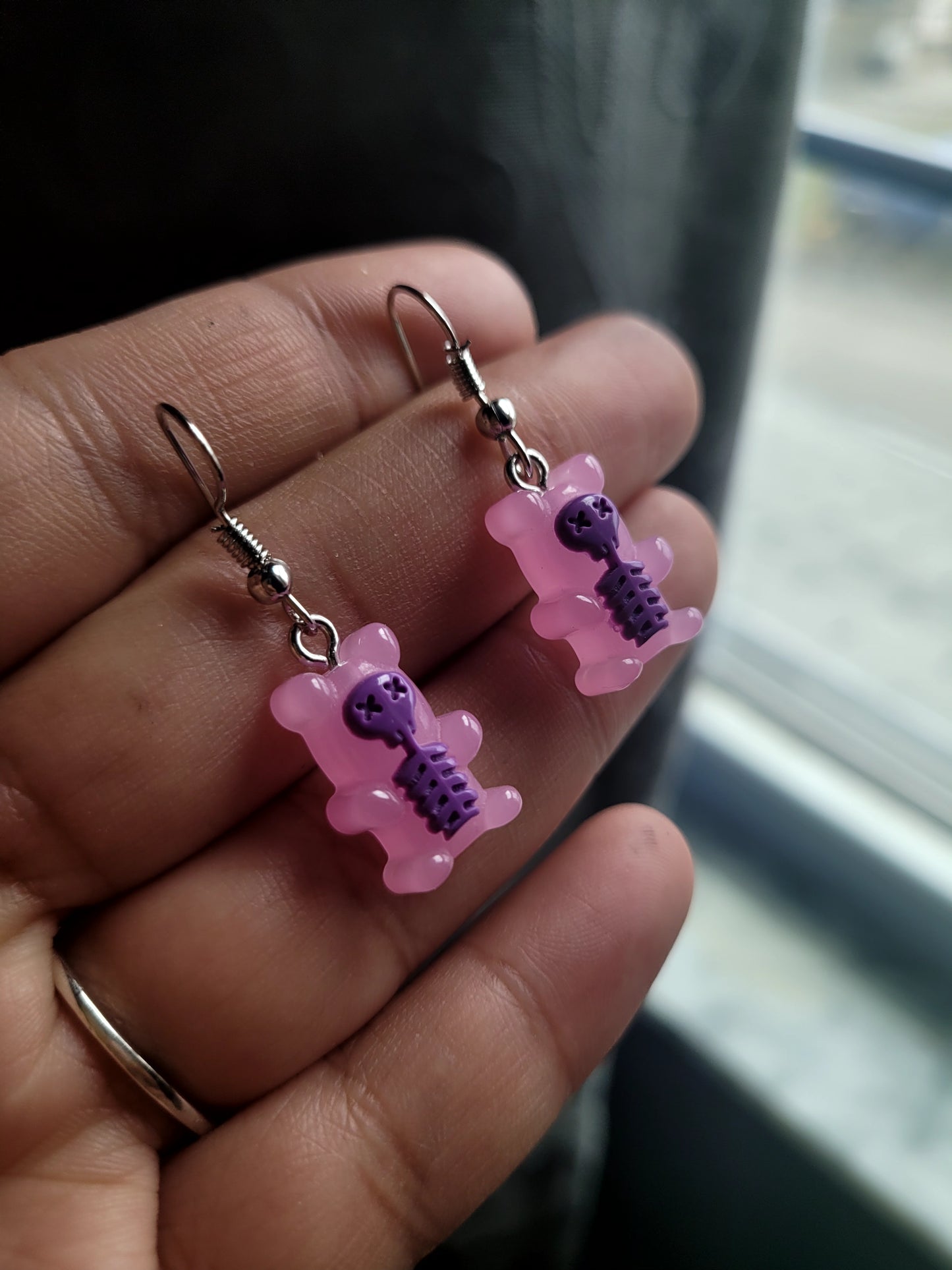 Skeleton Gummy Bear Earrings