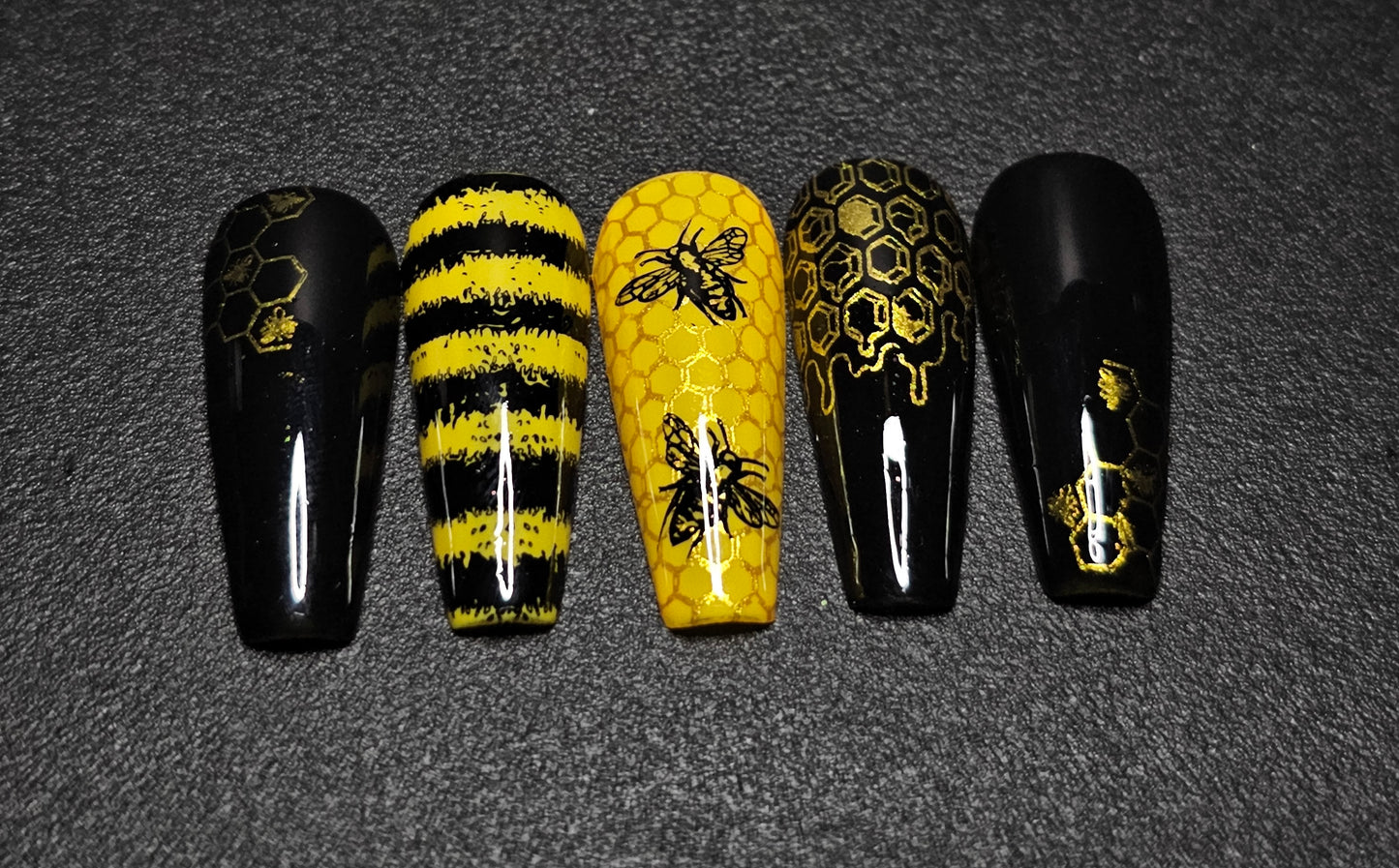 Un-BEE-lievable: Press in Nails