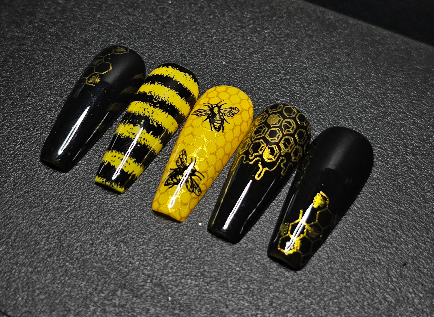 Un-BEE-lievable: Press in Nails