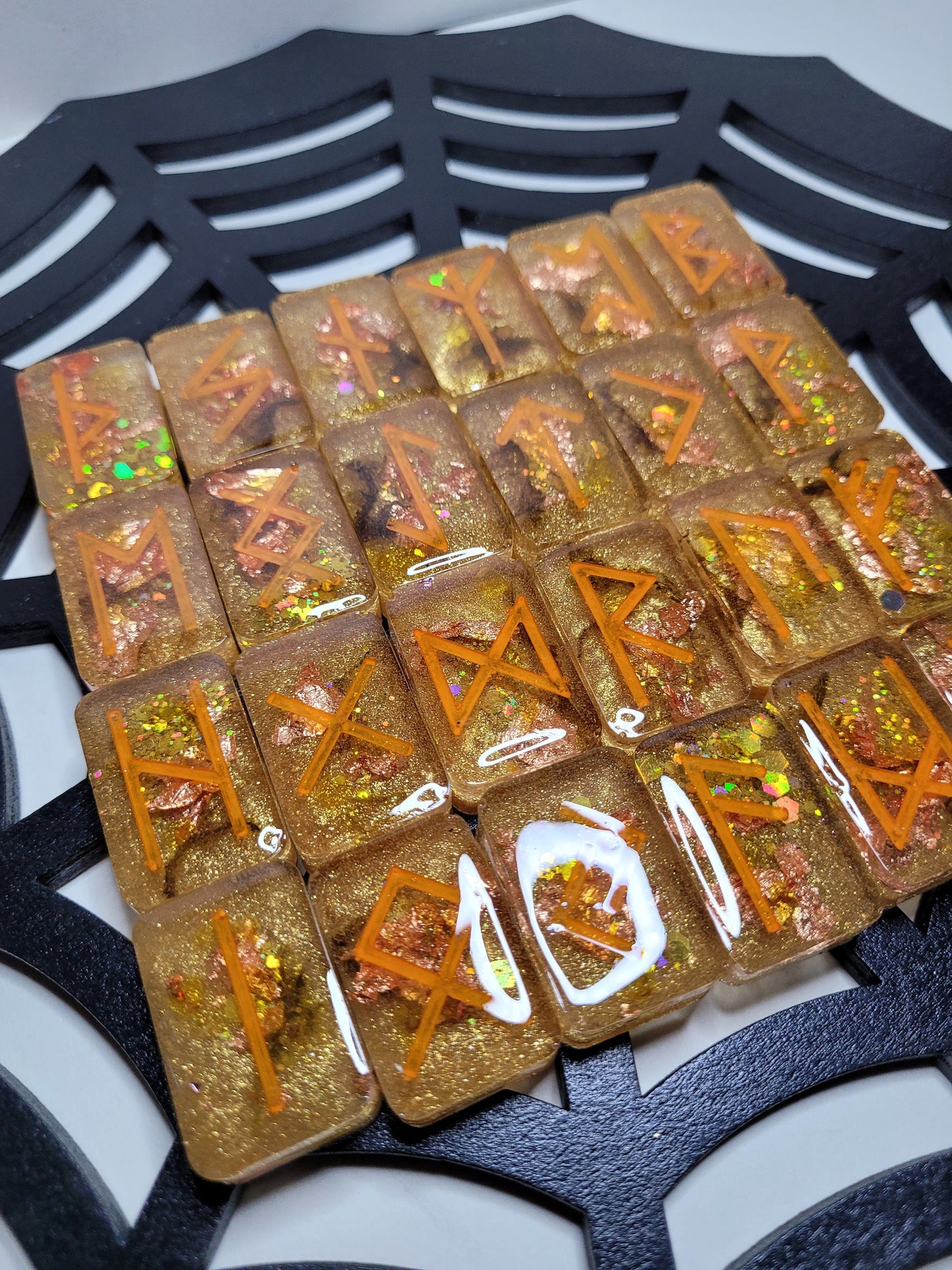 Golden Goddess 24 piece Runes Set