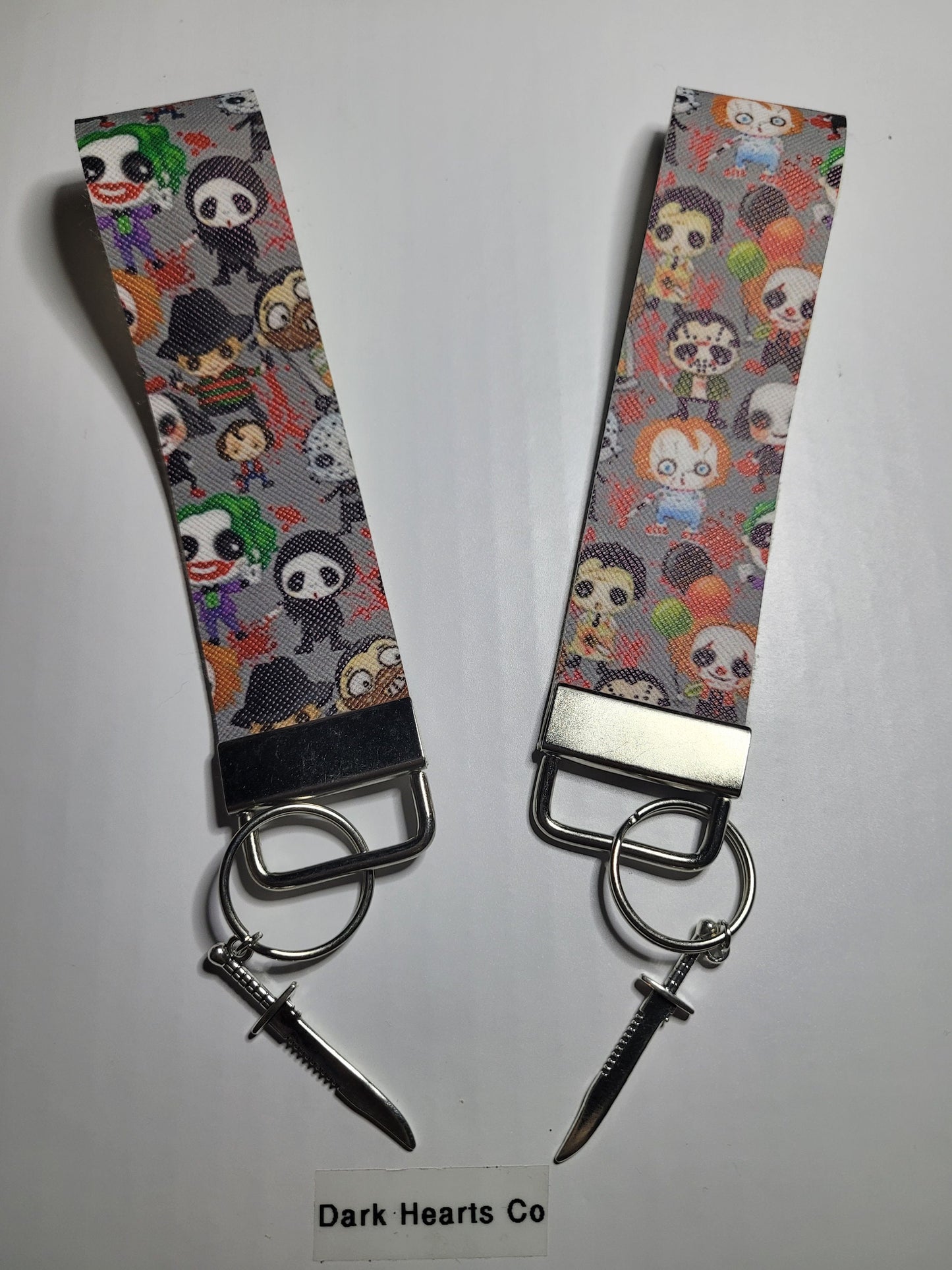 Horror Party Key fob keychain