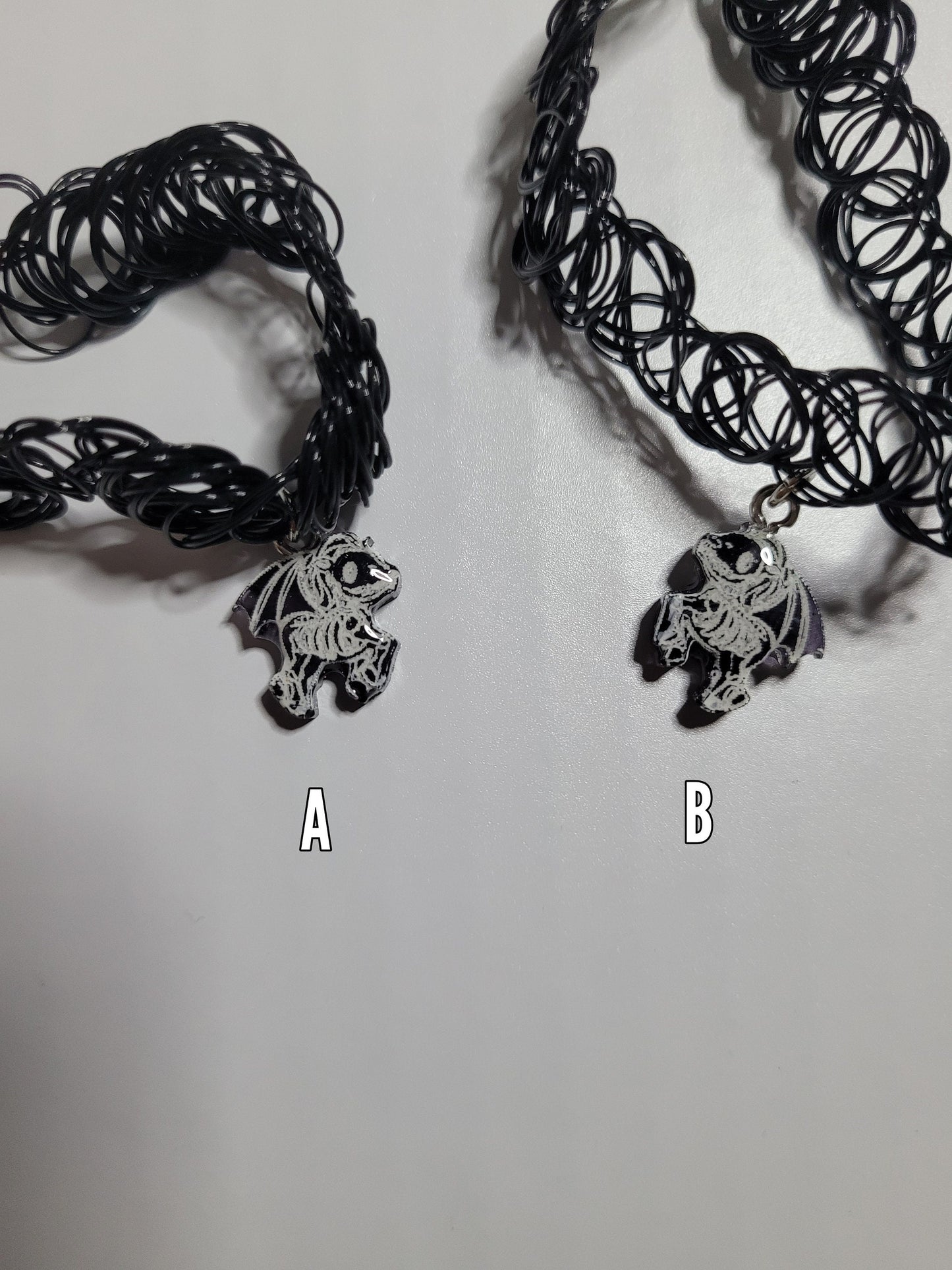 Skeleton Animal Choker Necklaces