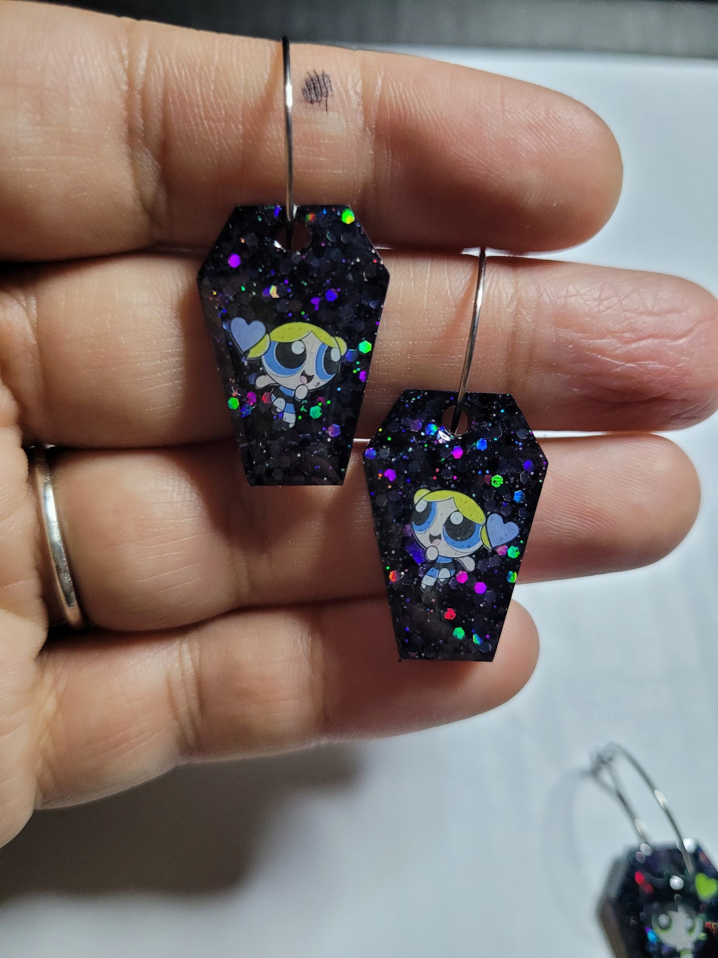 90s Baby Mini Coffin Earrings