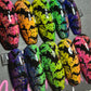 Ranbow Bats: Press on Nails