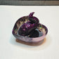 Purple, pink, and black tentacle ring dish