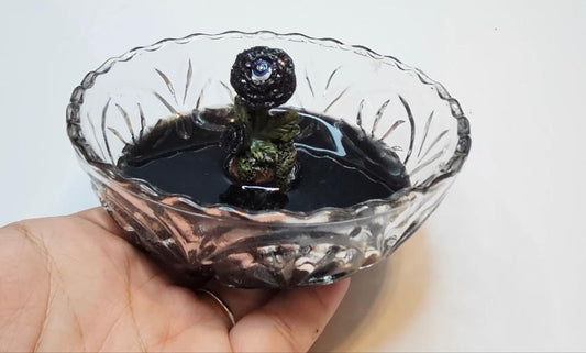Rose eye glass ring dish