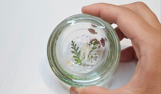 Coyote Tooth Glass Ring Dish