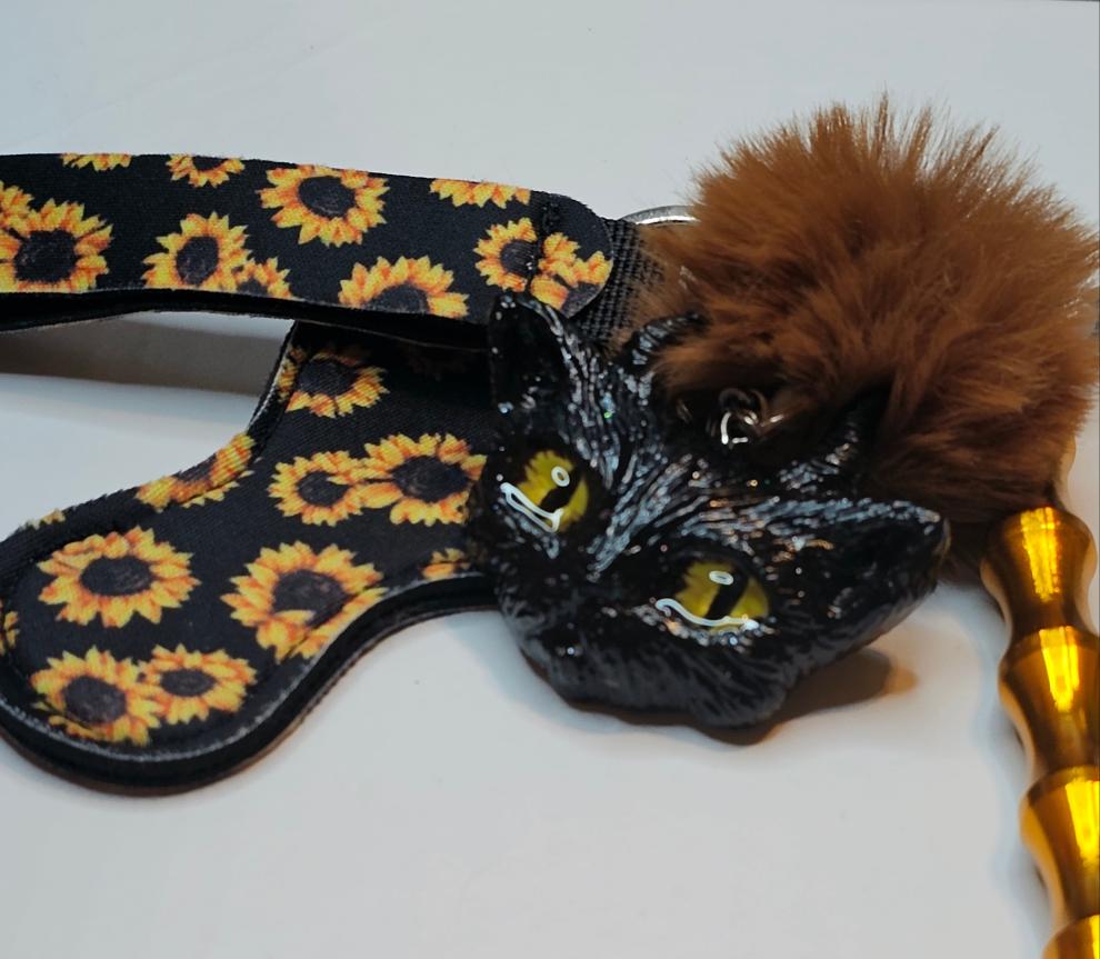 Darkness & Sunflower keychain set