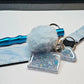 Baby Blue Oujia Keychain Set
