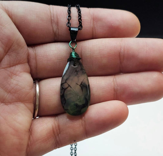 Moss Agate Necklace