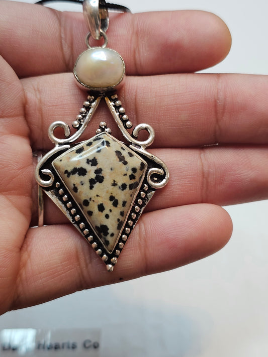 Dalmation Jasper Necklace
