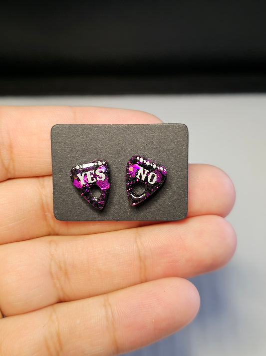 Planchette Stud Earrings