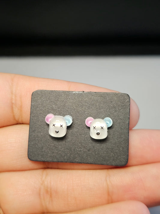 Bear Stud Earrings