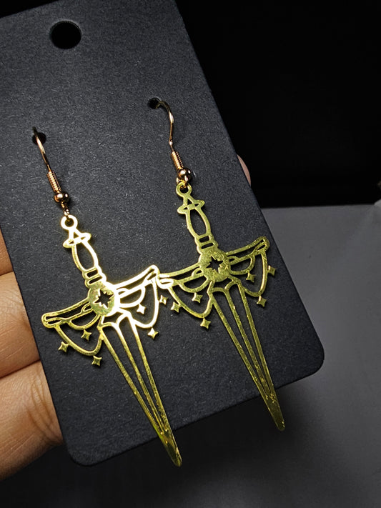 Sword Earrings