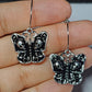 Skeleton Butterfly Earrings