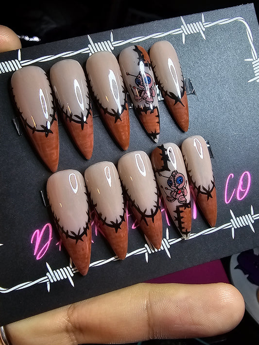 Voodoo Doll: Press on Nails