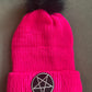 Pentacle beanie hat
