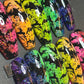 Ranbow Bats: Press on Nails