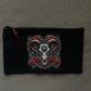 Animal skull makeup bag