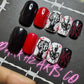 Paint the town red: Press on Nails