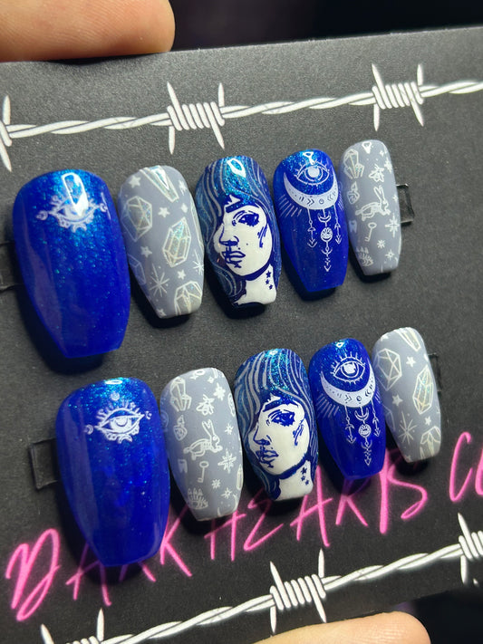 Crystal Witch: Press on nails