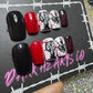 Paint the town red: Press on Nails