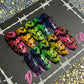 Ranbow Bats: Press on Nails