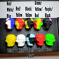 Silicone Skull Mini Jar w/ Metal Scoop