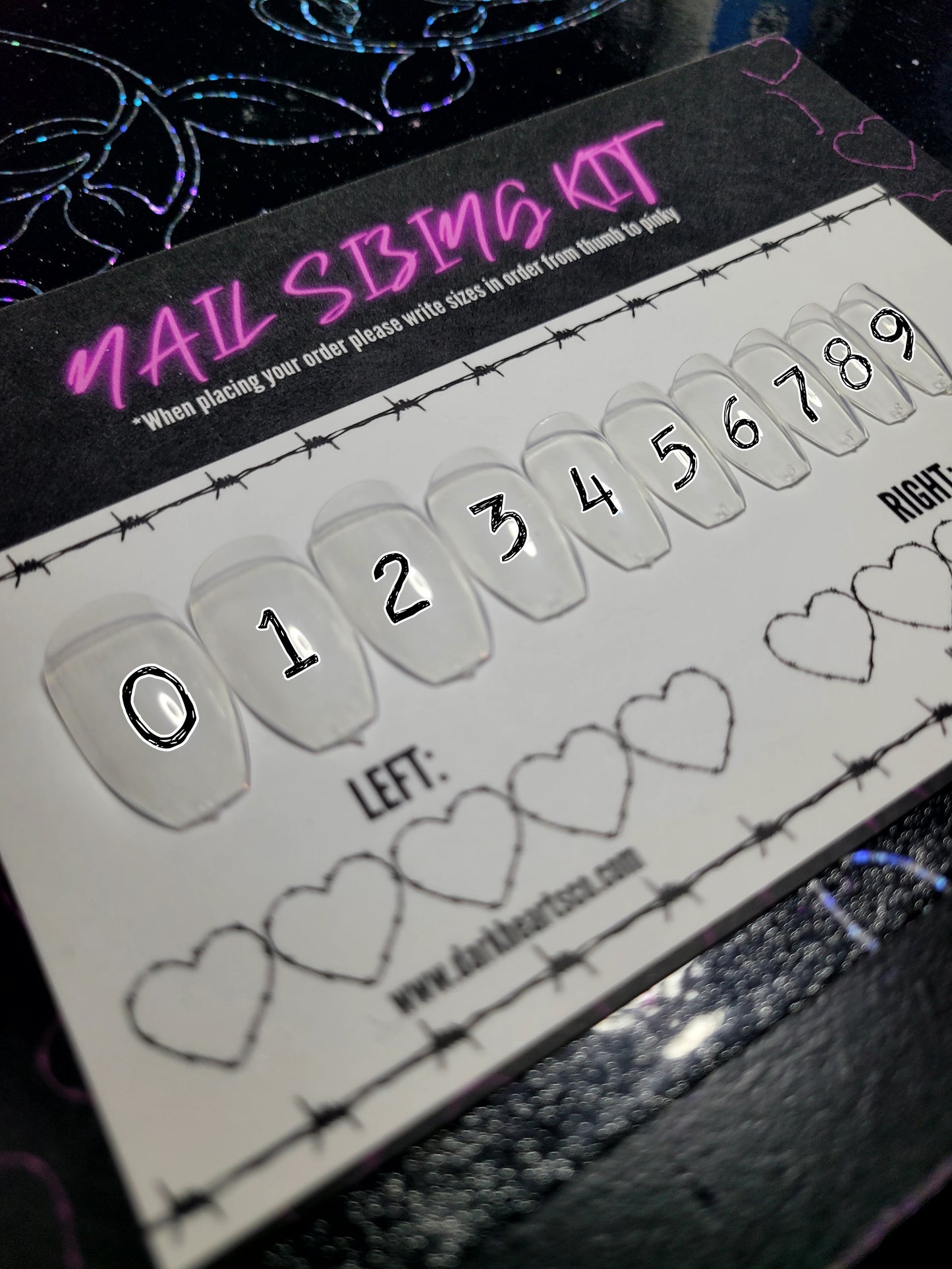 Nail sizing kit