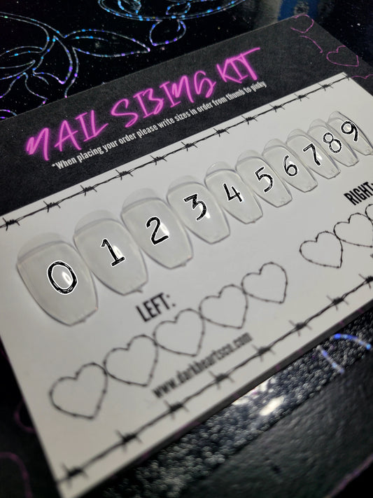 Nail sizing kit