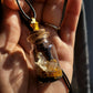 Real Butterflt Wing Glass Vial Pendant