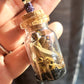 Real Butterfly Wing Glass Vial Pendant