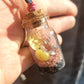 Real Butterfly Wing Glass Vial Pendant
