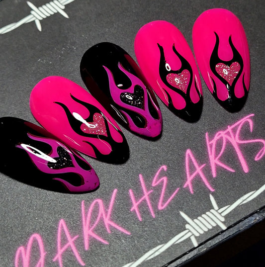 Burnin Love: Press on Nails