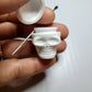 Silicone Skull Mini Jar w/ Metal Scoop