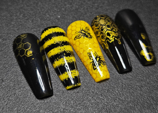 Un-BEE-lievable: Press in Nails
