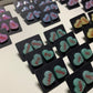 Anti Conversational Heart Stud Earrings