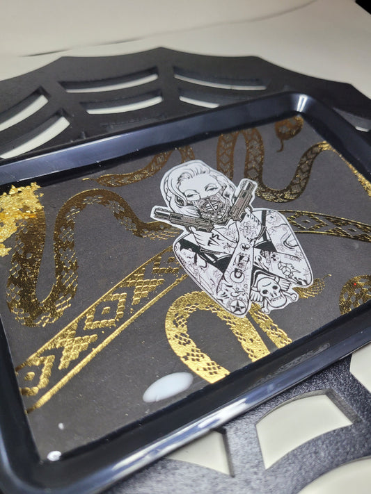Badass-ery Mini Tobacco Rolling Tray