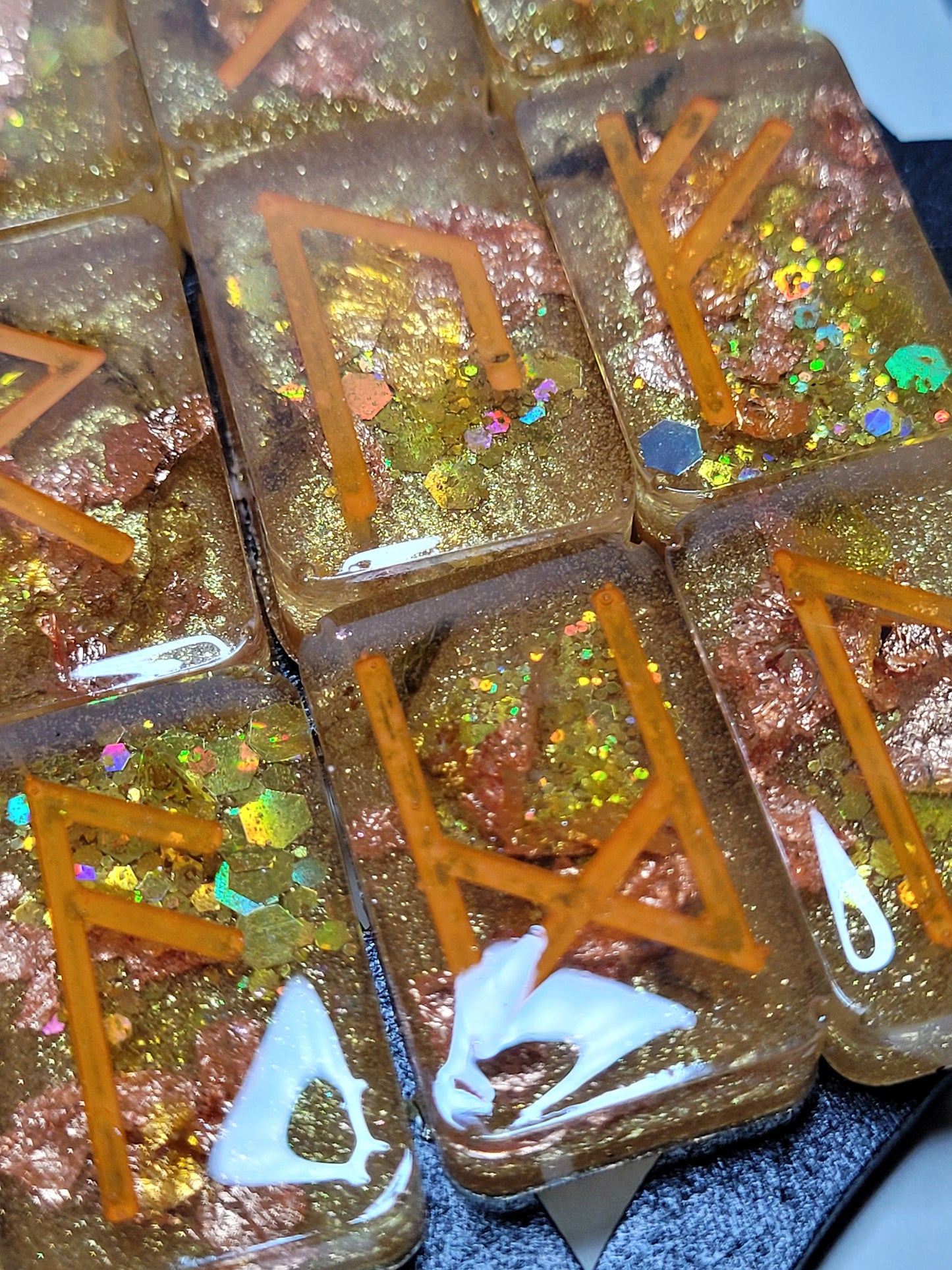 Golden Goddess 24 piece Runes Set