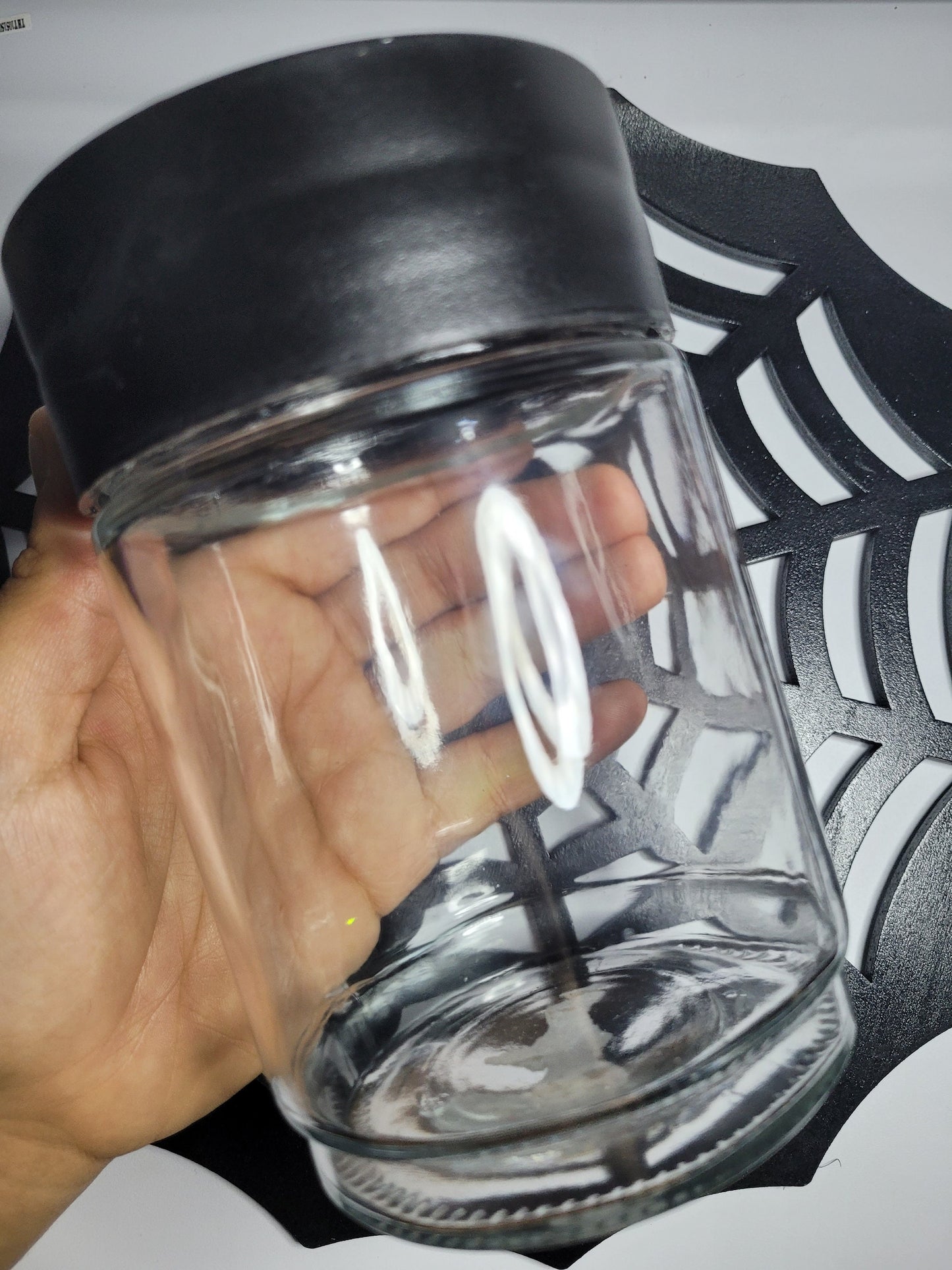 Anatomical Skull Glass Stash Jar