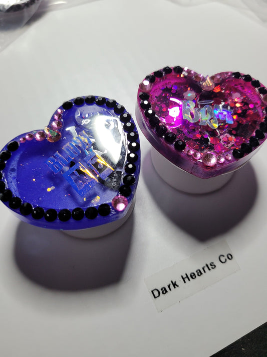 Heart Liquid Shaker Phone Stands