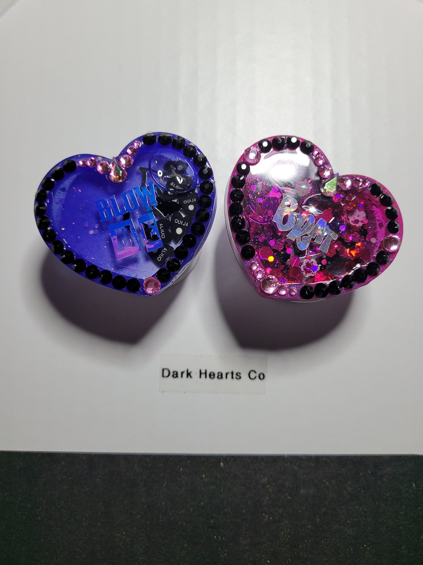 Heart Liquid Shaker Phone Stands